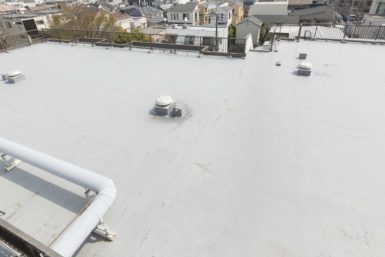 Commercial flat roof